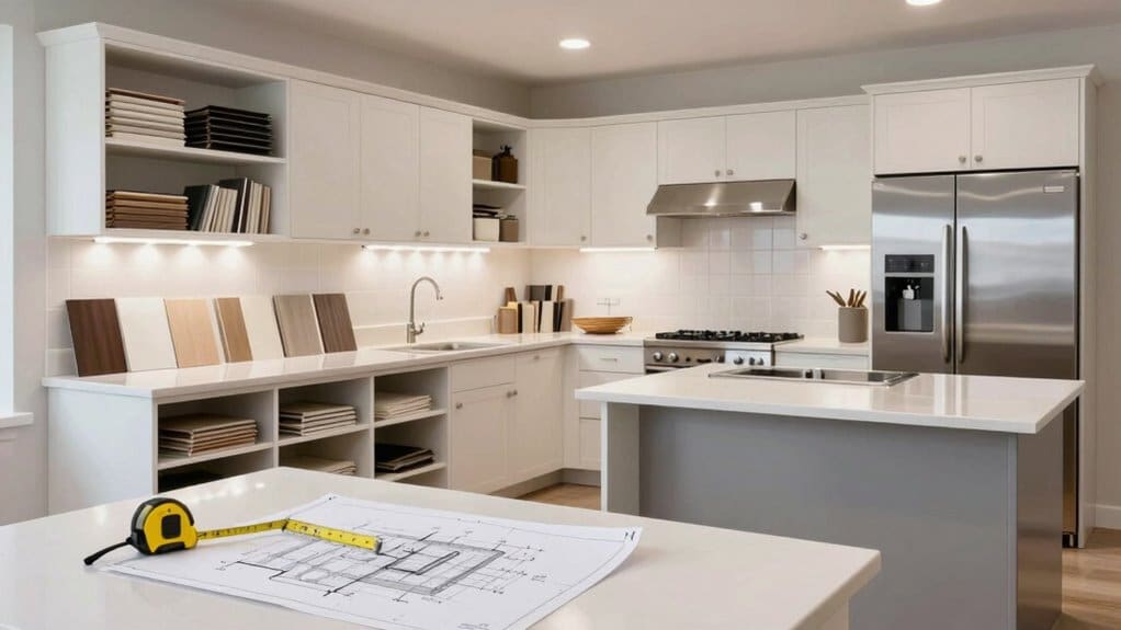 kitchen layout and storage