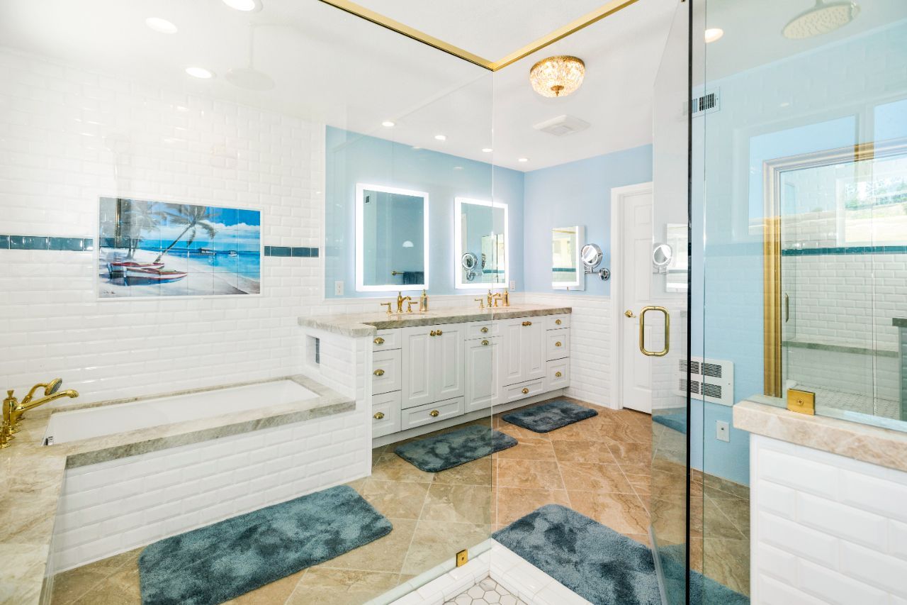 Carmel Valley Bathroom Remodel by Creative Design & Build Inc