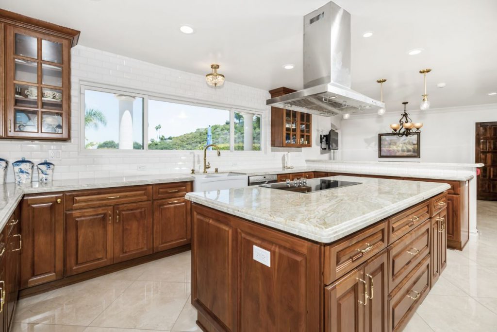 a new remodeled kitchen