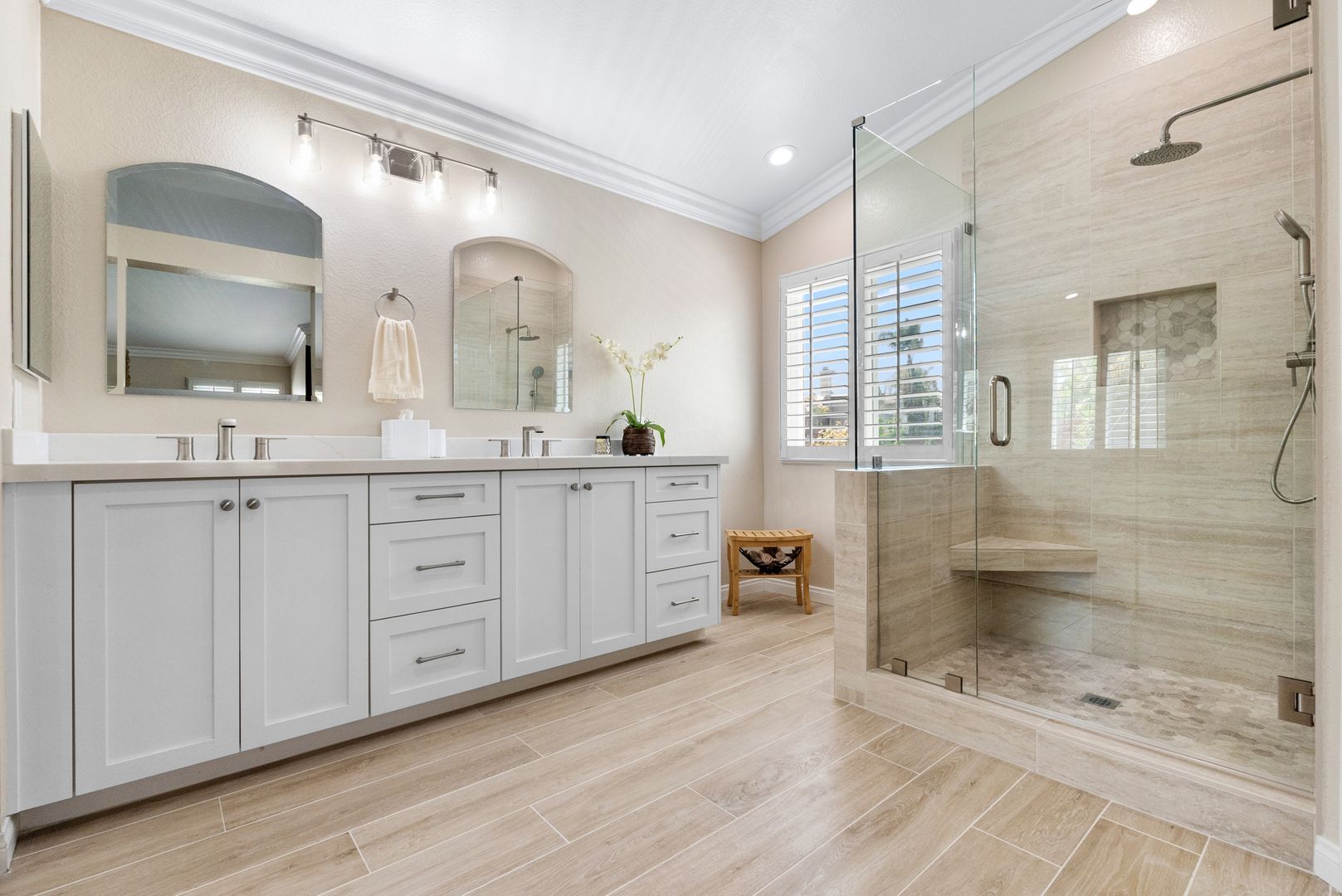 Vista CA Master Bathroom Remodel - Creative Design & Build