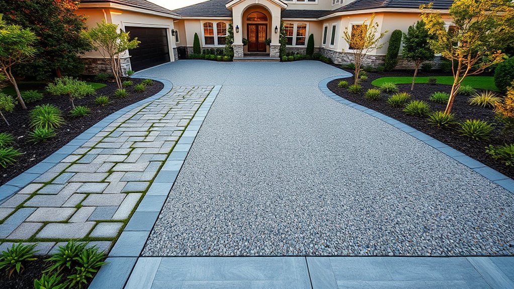 contemporary driveway design standards