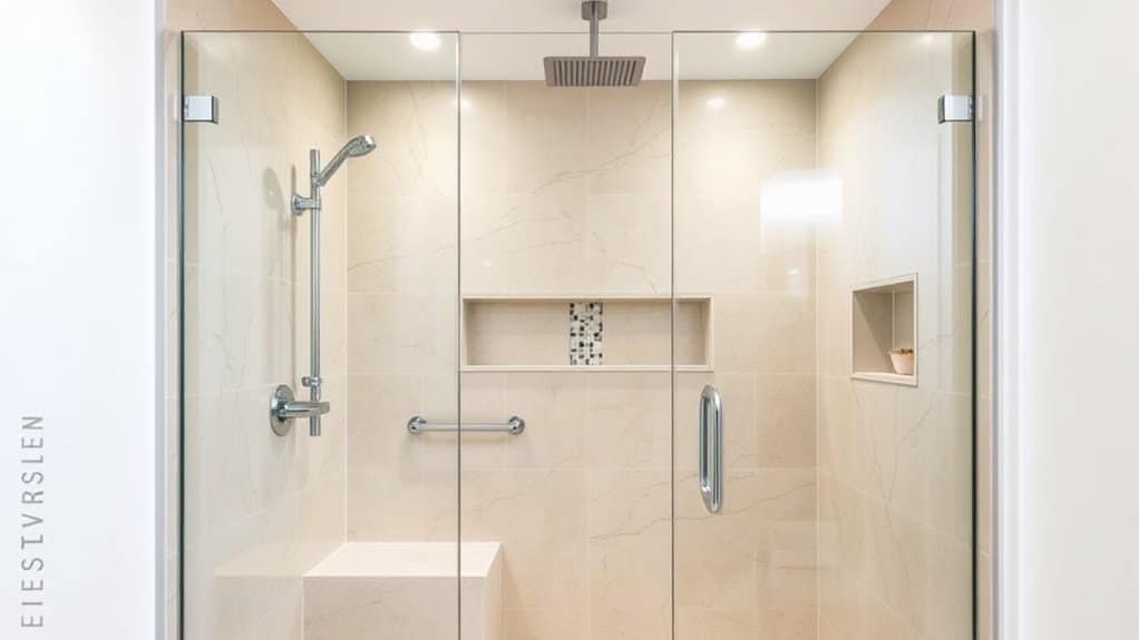 designing a spacious shower