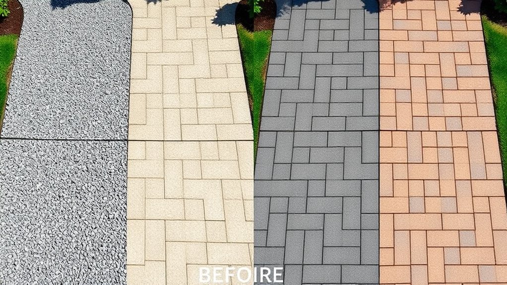 driveway materials cost evaluation