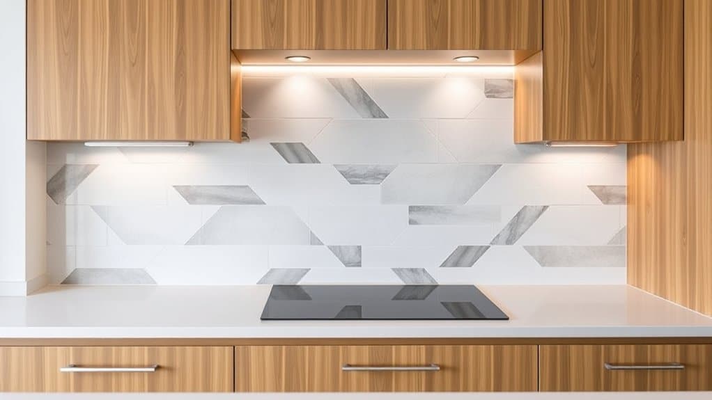 stylish and easy backsplash