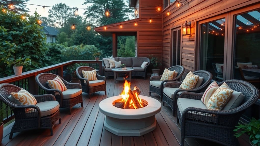 cozy outdoor living enhancements